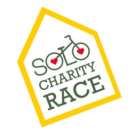 SOLO Charity Race Logo SOLO Charity Race Logo mit Fahrrad und Herz